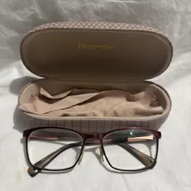 53-17-135 Brendel 902251 Womens Eyeglasses Frame Burgundy 50 Bur With Case And Cloth