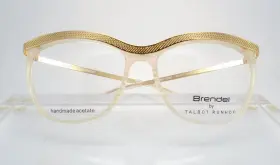 903070 Brendel By Talbot Runhof 80/bone 54-15 Eyeglass Optical Frames Glasses