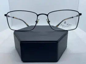 56-18-145 Brooks Brothers 1073t Titanium Mens Eyeglass Frames 1543t Brown