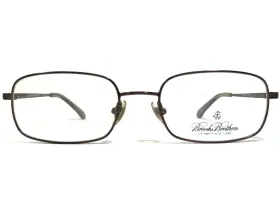 52-18-135 Brooks Brothers B.b.3005 Eyeglasses Frames Bb3005 1161 Brown Rectangular Wire