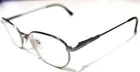 Bb199 Brooks Brothers 1081 Small Gunmetal Oval Eyeglasses 50-19 135