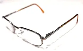 Bb363 Brooks Brothers 1196 Small Silver Metal Square Eyeglasses 48-19 135