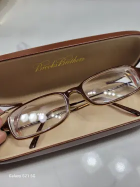 Bb632-5197 Brooks Brothers Eyeglasses Frames Bb632 5197 Brown Oval Full Rim 51-17-140
