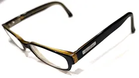 Bb634 Brooks Brothers Black Rectangle Eyeglasses Frame