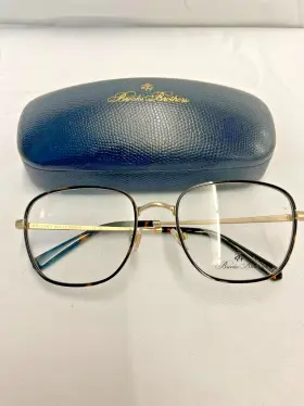 Obb1115j Brooks Brothers Matte Light Gold Mens Glasses With Demo Lens