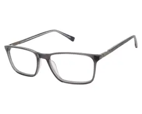 55-17-140 Buffalo Jeans Bm014 David Bitton Gray Mens Acetate Eyeglasses Frames
