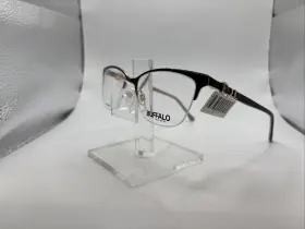 A4460 Buffalo Jeans Bw502 David Bitton Blk 50/16 135 B 37 Women S Half Rim Eyeglasses