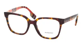 0b2347 Burberry 056597489225 New Evelyn Eyeglasses B 2347 3943 52-19 140 Havana Tortoise Plaid Frame