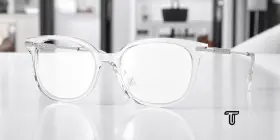 0be2391-3024 Burberry Be2391 3024 Trasparent Demo Lens 53 Mm Womens Eyeglasses