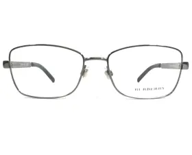 52-16-135 Burberry 1259-q Eyeglasses Frames B 1003 Dark Silver Square Nova Check 52-16-135 Burberry 1259-q Eyeglasses Frames B 1003 Dark Silver Square Nova Check