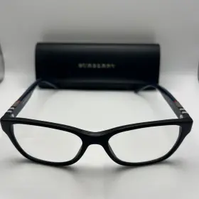 53-16-140 Burberry 2144 Eyeglasses Frame B 3511 Gloss Black/navy Blue Square