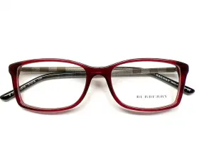 51-16-135 Burberry 3014 B 2120 Eyeglasses Glasses Burgundy / Plaid