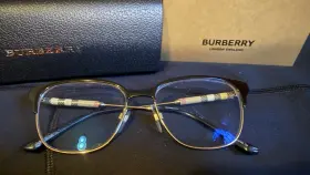 5301b Burberry Black Metal Full Rim Eyeglasses Frames 53-16 140 Women