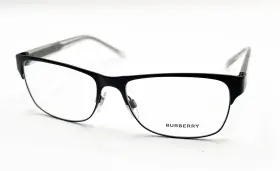 B-1289 Burberry New B 1289 1007 Matte Black Authentic Eyeglasses 55-16