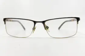 B1282-1008 Burberry Eyeglasses Frames B1282 1008 Semi-rimless Tortoise Rectangle 55-18-145
