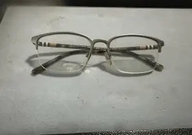 54-18-145 Burberry B1323 1014 Mens Eyeglasses Frames Half Rim