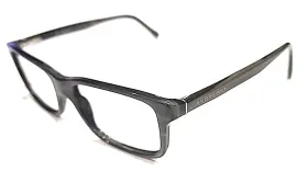 B2165 Burberry 3401 Blue Gray Striped Rectangle Eyeglasses Frame 53-17 140