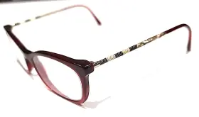 B2243-q Burberry 3625 Small Red Fade Oval Eyeglasses Frame Only 51-17 140 Read