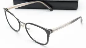 B2256-3001 Burberry B2256 3001 Oval Black Grey Unisex Eyeglasses 53mm