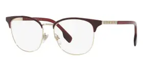 Be1355 Burberry New Sophia Red Square 1319 Eyeglasses Women