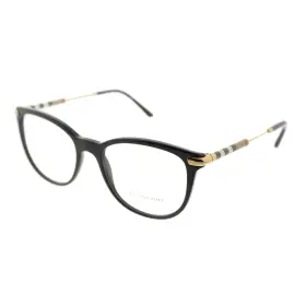 Be2255q Burberry Be 2255q 3001 Black Plastic Square Eyeglasses 51mm