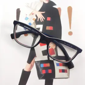 53-18-145 Burberry Be2292 Demo Rectangular 3799 Multilayer Colored Rim Eyeglasse