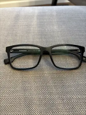 B2320 Burberry Ww641 3862 55/17 145 Italy Black Eyeglass Frames