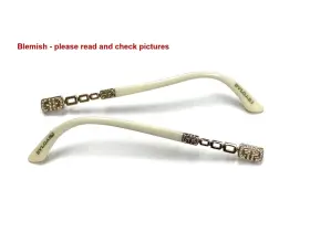 Bvlgari 2134-b 376 Eyeglasses Glasses Gold Ivory Temple Replacement Please Read