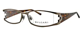 219-b Bvlgari New Bv 138 52mm Gunmetal Havana Eyeglasses Frames Italy