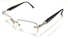 Bvlgari 2190b 2014 Gold Metal Rimless Eyeglasses Frame 53-16 140 Italy