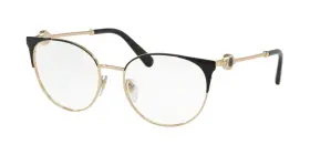 54-18-140 Bvlgari 2203-2033 Bv Eyeglasses Black/rose Gold With Demo Lens 54-18-140 Bvlgari 2203-2033 Bv Eyeglasses Black/rose Gold With Demo Lens