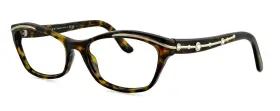 Bvlgari 4053-b Bv 504 54mm Black Havana Gold Eyeglasses Frames Only Italy
