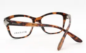 Bvlgari 4080-b 4080b 5243 Eyeglasses Glasses Brown Mix With Swarovski Crystals 51mm