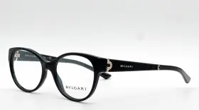 4106-b-q Bvlgari New 501 Black Authentic Eyeglasses 52-17