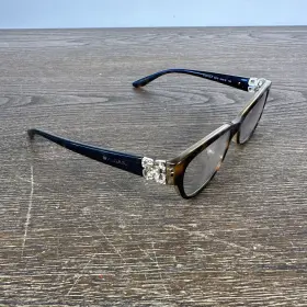 Bvlgari 4124-b Eyeglasses 5379 Tortoise Frames Only Gold Accents 54-16-140