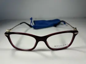 4173-b Bvlgari New Eyeglasses 5426 Violet Pink Square Frames 51/17/140