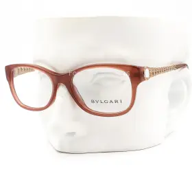 Bvlgari 5265 Eyeglasses Glasses 4081h Milky Blush Brown 51-17-135