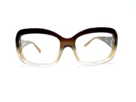8052b Bvlgari 5115/13 New Brown Tan Clear Ombre Rectangular Wrap Glasses Italy 58 17 130 8052b Bvlgari 5115/13 New Brown Tan Clear Ombre Rectangular Wrap Glasses Italy 58 17 130