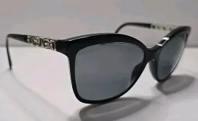 Bv4128b Bvlgari Black Swarovski Crystal Cat Eye Glasses Frames Made Italy 8163-b 501/8g