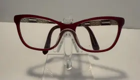 53-17-140 Bvlgari Bv4135b Eyeglasses Frames Only Red Gold Preowned