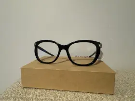 Bv4140b Bvlgari 501 52 Womens Black Plastic Eyeglass Frames Solid Pattern