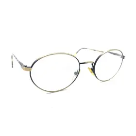 By522-3021 Byblos Vintage By522 3021 Satin Gold Oval Eyeglasses Frames 50-20 140 Italy