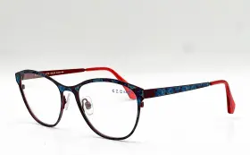 A1179 C-zone New 30 Wine Red/blue/light Red Authentic Eyeglasses 54-17