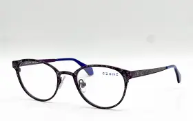 E1195 C-zone New 40 Purple/silver Authentic Eyeglasses 48-20