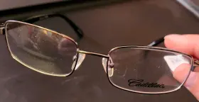 Cts-5402 Cadillac Gm Black Gunmetal Rectangular Eyeglasses 52-18 140