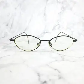 49-17-135 Calvin Klein 146-590 146 590 Eyeglasses Black Round Oval Full Rim Frames