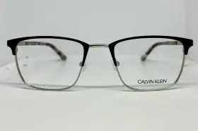 19311 Calvin Klein Unisex Eyeglasses Frame And Case Model Ck 001 In Color Black