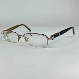 52-17-135 Calvin Klein 7338-291 7338 291 Mens Eyeglasses Frame Black Metal Half Rim Mm