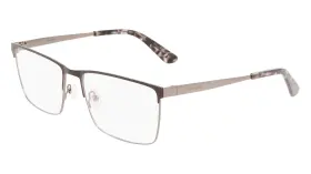 Ck-22102 Calvin Klein New 001 Black And Gunmetal Eyeglasses 57/17/145