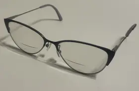 Ck18120 Calvin Klein Womens Metal Eyeglass 408 Satin Indigo 53-15 Inch Frames Only